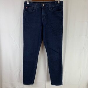 Hudson Natalie Skinny Jeans Womens 29 Blue Bell Mid Rise Ankle Indigo